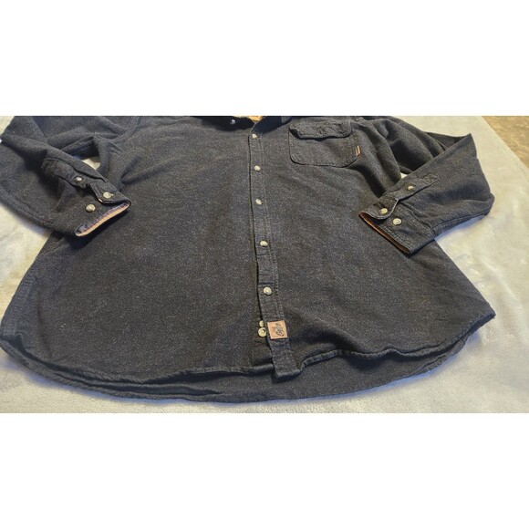 Legendary Whitetails Men's Size XLT Extra Large Tall Black Lined Shirt - Picture 7 of 10